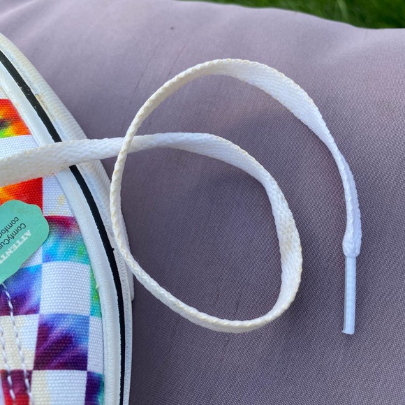 NWT Vans ComfyCush Era Tie-Dye Checker Rainbow Skate Sneaker Shoe M4.5/W6 721356 - Picture 12 of 12